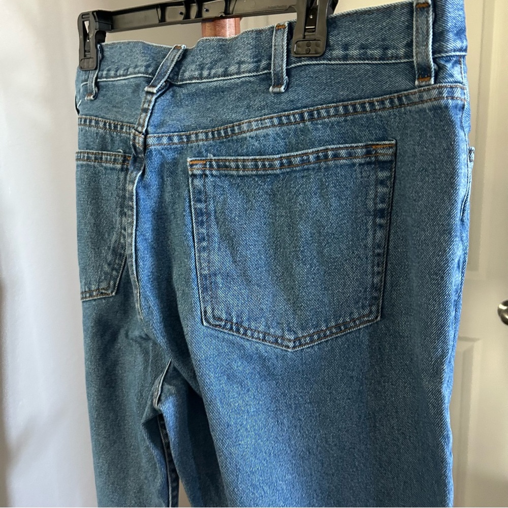 Men’s George Medium Wash Regular Fit Straight Leg Denim Jeans Size 42x32 |C64 - Picture 16 of 16